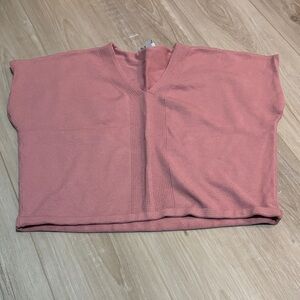 KEREN hart Dusty Pink Crop Top